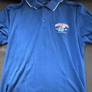 Kansas Jayhawks 2008 Final Four  San Antonio National Champions Blue Polo Shirt